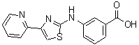 CAS#: 315702-87-5, 3-(4-Pyridin-2-Yl-Thiazol-2-Ylamino)-Benzoic Acid