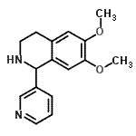 CAS#: 3161-08-8, 6,7-Dimethoxy-1-(3-Pyridinyl)-1,2,3,4-Tetrahydroisoquinoline