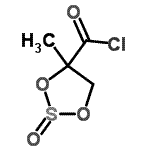 CAS#: 316373-89-4, 4-Methyl-1,3,2-Dioxathiolane-4-Carbonyl Chloride 2-Oxide
