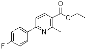 CAS 登录号：31676-67-2， 6-(4-氟苯基)-2-甲基烟酸乙酯