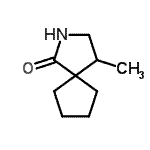 CAS#: 316790-92-8, 4-Methyl-2-Azaspiro[4.4]Nonan-1-One