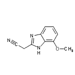 CAS#: 317817-41-7, (4-Methoxy-1H-Benzimidazol-2-Yl)Acetonitrile