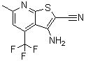 CAS#: 317840-08-7, 3-Amino-6-Methyl-4-(Trifluoromethyl)Thieno[2,3-b]Pyridine-2-Carbonitrile
