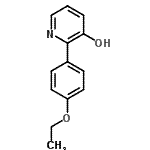CAS 登录号：317840-74-7， 2-(4-乙氧基苯基)-3-吡啶醇