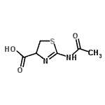 CAS#: 318245-45-3, 2-Acetamido-4,5-Dihydro-1,3-Thiazole-4-Carboxylic Acid