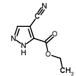 CAS#: 318497-88-0, Ethyl 4-Cyano-1H-Pyrazole-5-Carboxylate