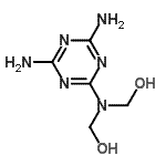 CAS#: 31962-32-0, [(4,6-Diamino-1,3,5-Triazin-2-Yl)Imino]Dimethanol