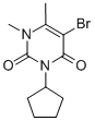 CAS 登录号：32000-82-1， 5-溴-3-环戊基-1,6-二甲基嘧啶-2,4-二酮