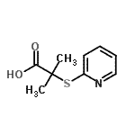 CAS 登录号：32002-86-1， 2-甲基-2-(2-吡啶基硫基)丙酸