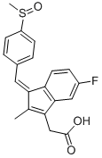 CAS#: 32004-68-5, 2-[(3Z)-6-Fluoro-2-Methyl-3-[(4-Methylsulfinylphenyl)Methylidene]Inden-1-Yl]Acetic Acid