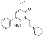 CAS#: 32058-64-3, 4-Ethyl-6-Phenyl-2-(2-Pyrrolidin-1-Ylethyl)Pyridazin-3-One Hydrochloride