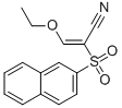 CAS 登录号：32083-61-7， 3-乙氧基-2-(2-萘磺酰基)丙烯腈