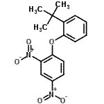 CAS#: 32101-58-9, 1-[2-(2-Methyl-2-Propanyl)Phenoxy]-2,4-Dinitrobenzene