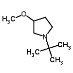CAS#: 321198-30-5, 3-Methoxy-1-(2-Methyl-2-Propanyl)Pyrrolidine