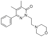 CAS#: 32165-32-5, 4,5-Dimethyl-2-(2-Morpholin-4-Ylethyl)-6-Phenylpyridazin-3-One
