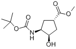 CAS#: 321744-21-2, (1S,2R,4S)-N-Boc-1-Amino-2-Hydroxycyclopentane-4-Carboxylic Acid Methyl Ester