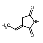 CAS 登录号：322642-38-6， (3E)-3-亚乙基-2,5-吡咯烷二酮