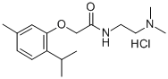 CAS 登录号:32305-20-7, N-(2-二甲基氨基乙基)-2-(5-甲基-2-丙-2-基苯氧基)乙酰胺盐酸盐
