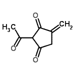 CAS#: 323187-99-1, 2-Acetyl-4-Methylene-1,3-Cyclopentanedione