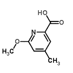 CAS 登录号：324028-98-0， 6-甲氧基-4-甲基-2-吡啶羧酸
