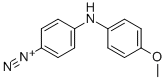 CAS#: 32445-13-9, 4-[(4-Methoxyphenyl)Amino]Benzenediazonium
