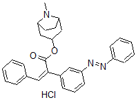 CAS#: 32467-99-5, (8-Methyl-8-Azabicyclo[3.2.1]Octan-3-Yl) (Z)-3-Phenyl-2-(3-Phenyldiazenylphenyl)Prop-2-Enoate Hydrochloride