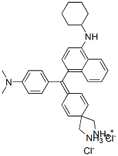 CAS#: 3251-84-1, [4-[Bis(4-Dimethylaminophenyl)Methylidene]Naphthalen-1-Ylidene]-Cyclohexylazanium Chloride
