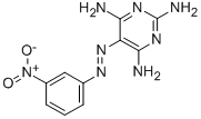 CAS#: 32524-33-7, 5-(3-Nitrophenyl)Diazenylpyrimidine-2,4,6-Triamine