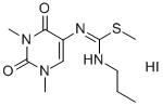 CAS#: 32532-46-0, N-(1,3-Dimethyl-2,4-Dioxopyrimidin-5-Yl)-1-Methylsulfanyl-N'-Propylmethanimidamide Hydroiodide