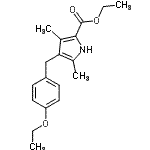 CAS#: 32542-16-8, Ethyl 4-(4-Ethoxybenzyl)-3,5-Dimethyl-1H-Pyrrole-2-Carboxylate