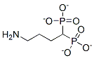 CAS 登录号：32545-60-1， (1-氨基-1-膦酰丁基)膦酸