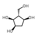 CAS 登录号：325480-58-8， (1R,2S,3R,4S)-3-(羟基甲基)-1,2,4-环戊烷三醇