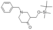 CAS 登录号:325486-37-1, N-苄基-3-(叔丁基二甲基硅氧基甲基)哌啶-4-酮