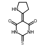 CAS#: 325853-77-8, 5-(2-Pyrrolidinylidene)-2-Thioxodihydro-4,6(1H,5H)-Pyrimidinedione