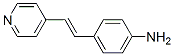 CAS 登录号：32597-98-1， 4-(2-吡啶-4-基乙烯基)苯胺
