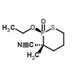 CAS#: 325978-92-5, (2R,3R)-2-Ethoxy-3-methyl-1,2-thiaphosphinane-3-carbonitrile 2-oxide