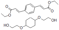 CAS#: 32630-58-3, 1,4-Bis(2-hydroxyethoxy)cyclohexane, diethyl p-benzenediacrylate polymer