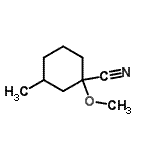 CAS#: 326487-76-7, 1-Methoxy-3-Methylcyclohexanecarbonitrile