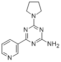 CAS#: 32664-45-2, 4-(3-Pyridinyl)-6-(1-Pyrrolidinyl)-1,3,5-Triazin-2-Amine
