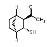 CAS#: 326794-69-8, 1-[(1R,2S,3R,4S)-3-Sulfanylbicyclo[2.2.1]Hept-2-Yl]Ethanone
