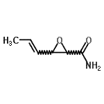 CAS#: 326908-26-3, 3-[(1E)-1-Propen-1-Yl]-2-Oxiranecarboxamide