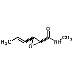 CAS#: 326908-69-4, N-Methyl-3-[(1E)-1-Propen-1-Yl]-2-Oxiranecarboxamide