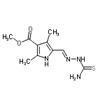 CAS#: 327168-03-6, Methyl 5-[(E)-(Carbamothioylhydrazono)Methyl]-2,4-Dimethyl-1H-Pyrrole-3-Carboxylate