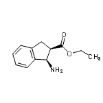 CAS 登录号：327178-46-1， 乙基(1R,2R)-1-氨基-2-茚满羧酸酯