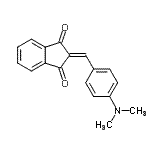 CAS 登录号：32755-45-6， 2-[4-(二甲基氨基)亚苄基]-1H-茚-1,3(2H)-二酮