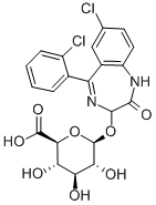 CAS 登录号：32781-79-6， 劳拉西泮葡糖苷酸