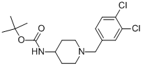 CAS#: 328083-79-0, [1-[(3,4-Dichlorophenyl)Methyl]-4-Piperidinyl]-Carbamic Acid 1,1-Dimethylethyl Ester