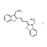CAS#: 32835-32-8, 3-Ethyl-2-[3-(3-Ethyl-1,3-Benzoselenazol-2(3H)-Ylidene)-1-Propen-1-Yl]-1,3-Benzothiazol-3-Ium Iodide