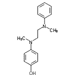 CAS 登录号：32857-40-2， 4-(甲基{2-[甲基(苯基)氨基]乙基}氨基)苯酚