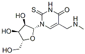CAS 登录号：32860-54-1， 1-[(2R,3R,4S,5R)-3,4-二羟基-5-(羟基甲基)四氢呋喃-2-基]-5-(甲基氨基甲基)-2-巯基嘧啶-4-酮
